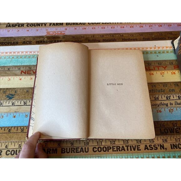 Eight Cousins HC Book Louisa May Alcott VINTAGE 1940 Little Men 1913 - Picture 7 of 16